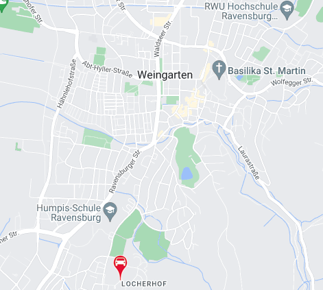 Standort-Karte Weingarten